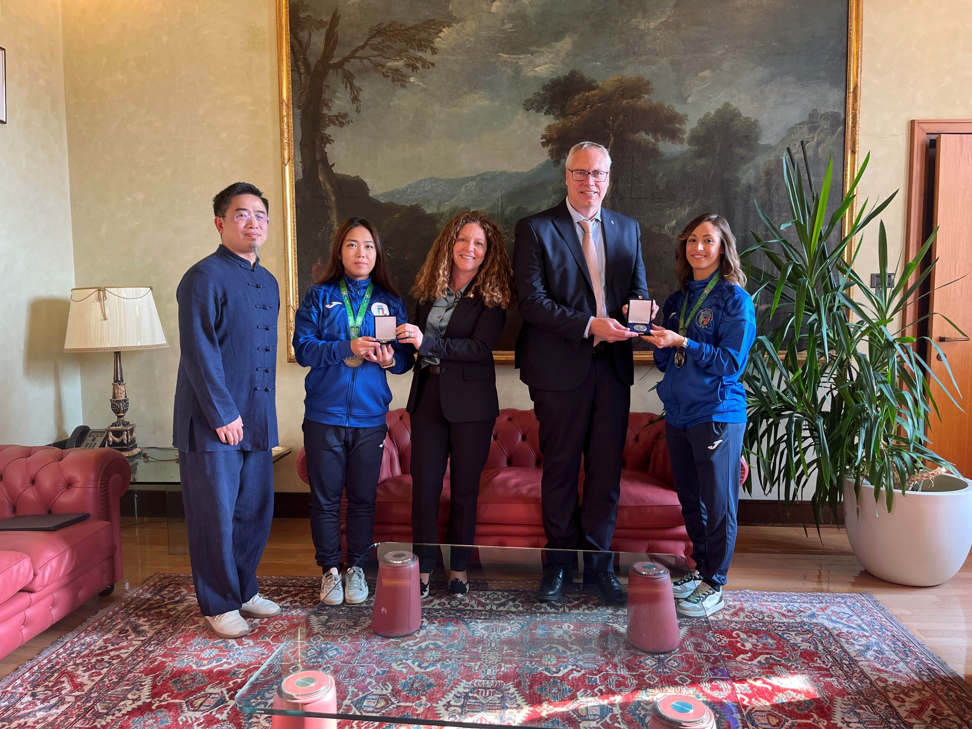 ARTI MARZIALI. SIGILLO CR A CAMPIONESSE WUSHU. BORDIN: VOCE A TALENTO